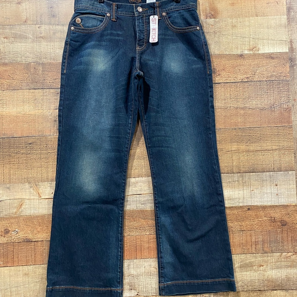 Cruel Girl Dark Blue Flare Jeans